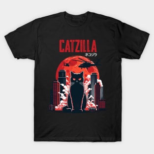 Vintage Catzilla Cat T-Shirt